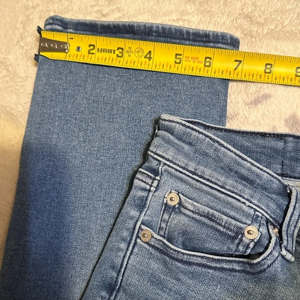 A87.  Lucky Brand Blue Straight Leg Jeans